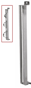 Milking Machine  Milking Systems - Milking Equipment - 9001441 - Channel Rail SS L350 - Accessories - Brackets & Supports