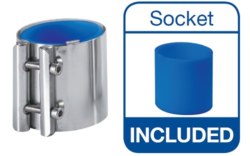 Milking Machine  Milking Systems - Milking Equipment - 9010088 - Coupling Blue D32 - Milk line - Couplings