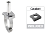Milking Machine  Milking Systems - Milking Equipment - 9001120 -Milk Entry Str. 22X1 38,1-52 - Milk line - Milk entries