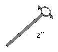 Milking Machine  Milking Systems - Milking Equipment - 9010072 -Fixation Tube for filter 2